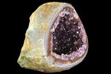 Purple Amethyst Geode - Uruguay #83729-1